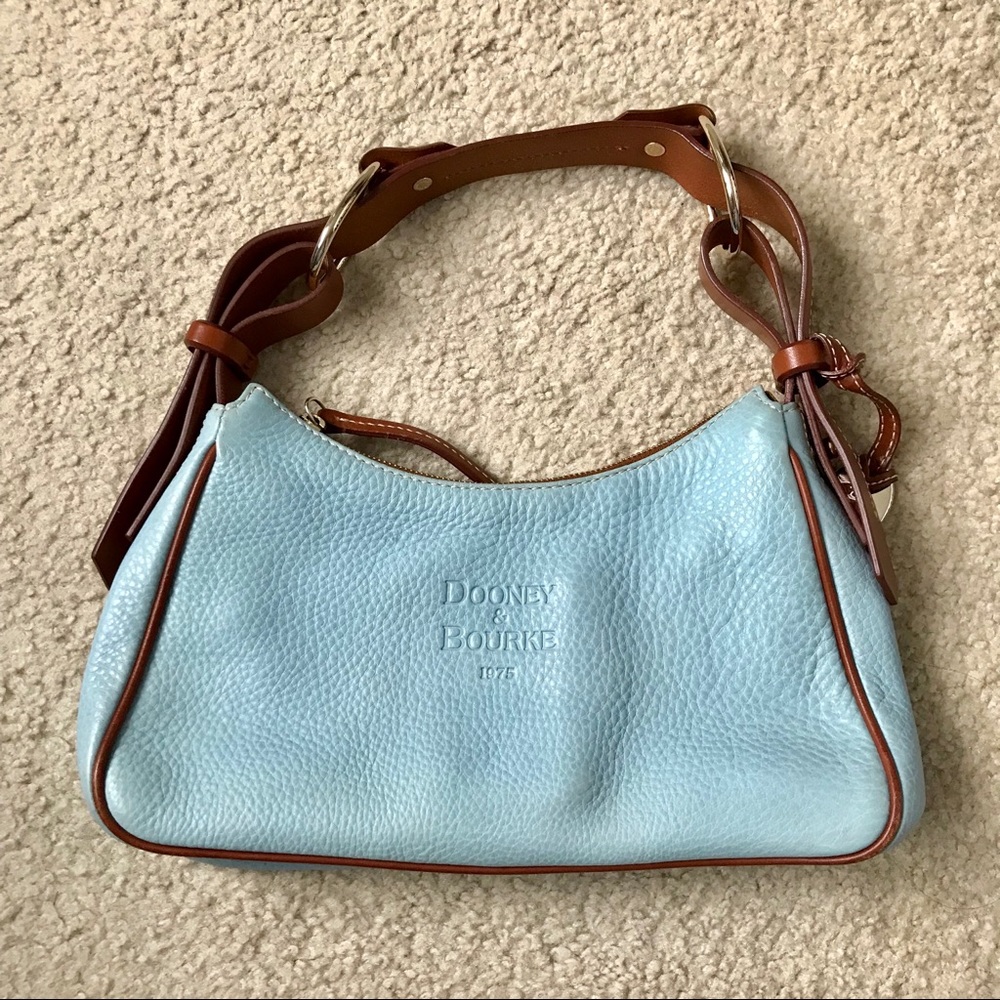Dooney & Bourke pebbled leather shoulder hobo bag
